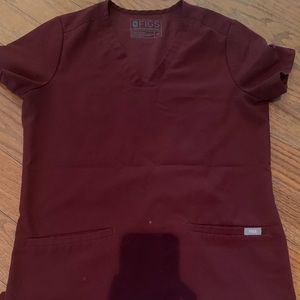 Figs Burgundy/Charcoal